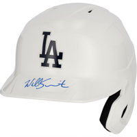 Will Smith Autographed Dodgers Alternate Chrome Batting Helmet Fanatics