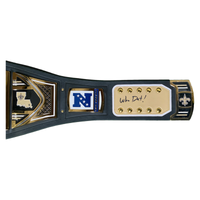 Rashid Shaheed Autographed Who Dat! New Orleans Saints Championship Belt Beckett
