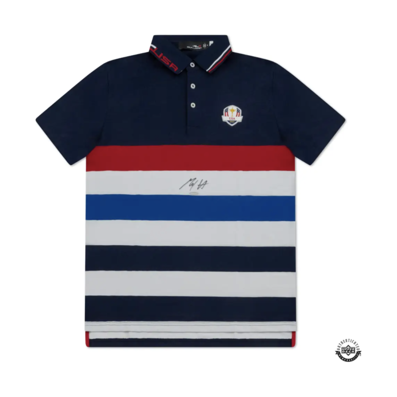 Max Homa Autographed Ralph Lauren 2023 Ryder Cup USA Thursday Polo UDA