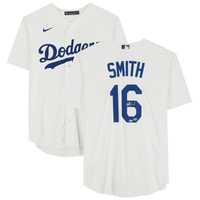Will Smith Autographed Los Angeles Dodgers White Nike Jersey Fanatics