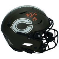 Brian Urlacher Autographed "HOF 18" Chicago Bears STS Speed Flex Helmet Beckett