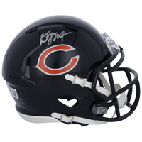 D.J. Moore Autographed Chicago Bears Mini Speed Helmet Fanatics