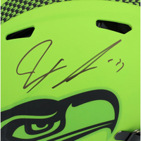 Jaxon Smith-Njigba Autographed Seattle Seahawks 'RAVE' Authentic Speed Helmet Fanatics
