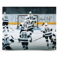 Wayne Gretzky Autographed Los Angeles Kings "Respect" 16" x 20" Photograph UDA LE 199