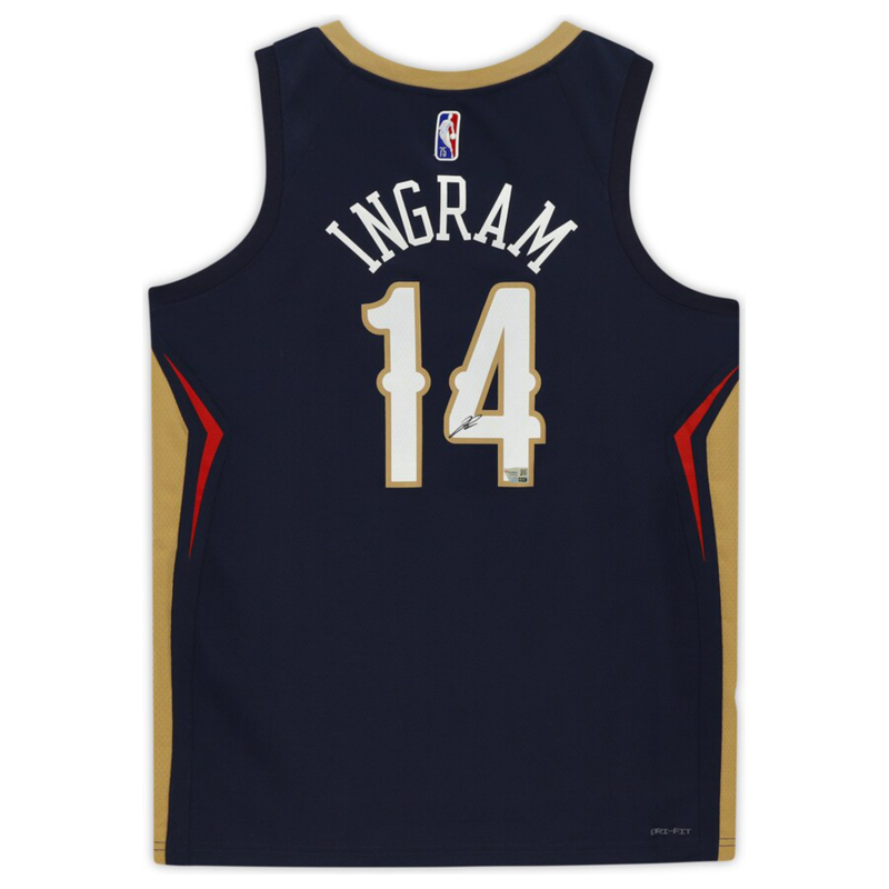 Brandon Ingram Autographed New Orleans Pelicans Nike Navy Jersey Fanatics