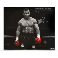 Mike Tyson Autographed "In the Ring" 24x20 Photo UDA