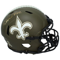 Rashid Shaheed Autographed New Orleans Saints 2022 STS Authentic Speed Helmet Beckett