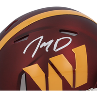 Jayden Daniels Autographed Washington Commanders Mini Speed Helmet Fanatics