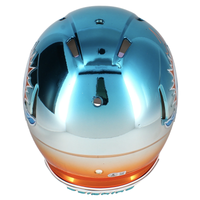 Tyreek Hill Autographed "Cheetah" Custom Chrome Miami Dolphins Speed Helmet Beckett