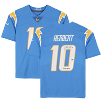 Justin Herbert Autographed Los Angeles Chargers "2020 OROY" Nike Limited Jersey Fanatics