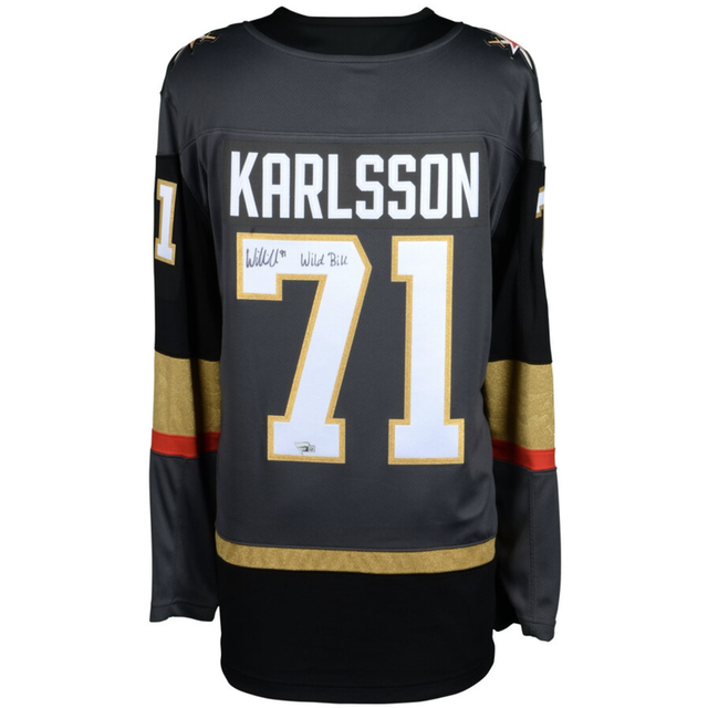 William Karlsson Autographed "Wild Bill" Vegas Golden Knights Jersey Fanatics