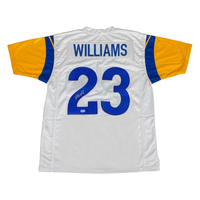 Kyren Williams of the Los Angeles Rams Autographed Custom White Jersey Beckett