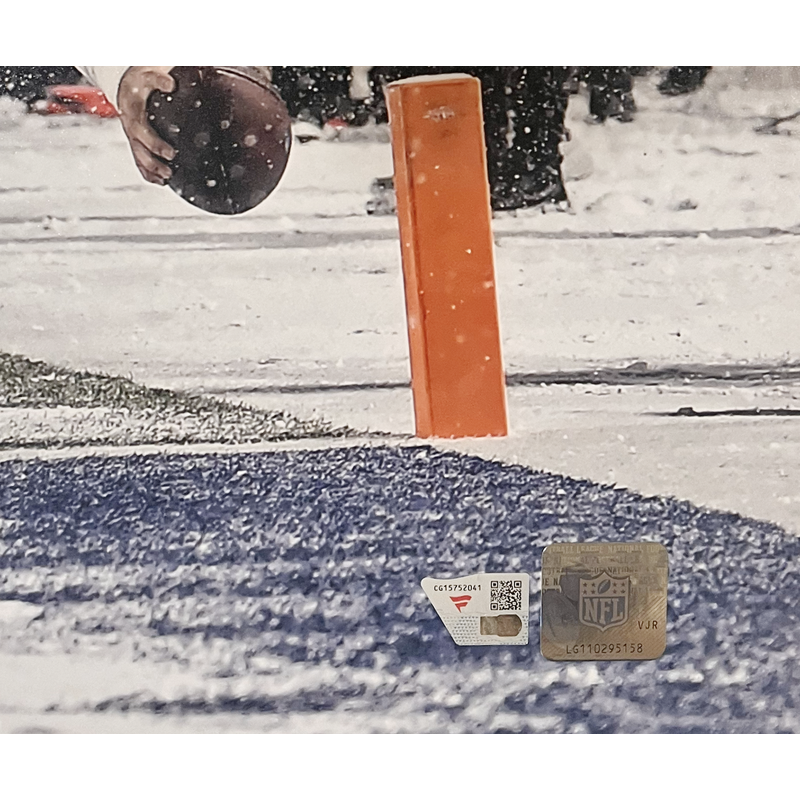 Josh Allen Autographed Buffalo Bills "Diving TD In The Snow" 16" x 20" Photo Fanatics