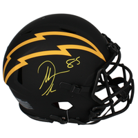 Antonio Gates Autographed Chargers Eclipse Authentic Speed Helmet Beckett