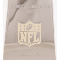 Tom Brady Autographed Patriots Painted Lombardi Trophy Beckett LE 2/12