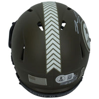 Pat Freiermuth Autographed Pittsburgh Steelers '22 STS Mini Speed Helmet Beckett