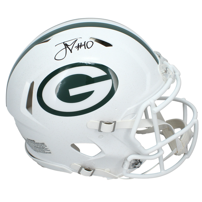 Jordan Love Autographed Green Bay Packers Authentic Alt. Speed Helmet Beckett