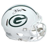 Jordan Love Autographed Green Bay Packers Authentic Alt. Speed Helmet Beckett