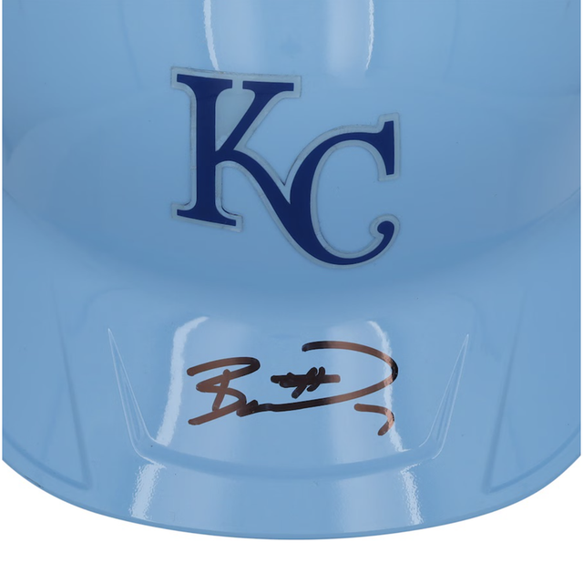 Bobby Witt Jr. Autographed Kansas City Royals Alternate Chrome Batting Helmet Fanatics