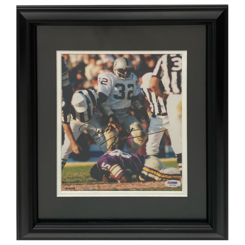 Jack Tatum Autographed Raiders 8" x 10" Framed Photo PSA/DNA