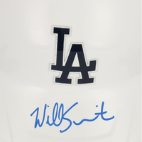 Will Smith Autographed Dodgers Alternate Chrome Batting Helmet Fanatics