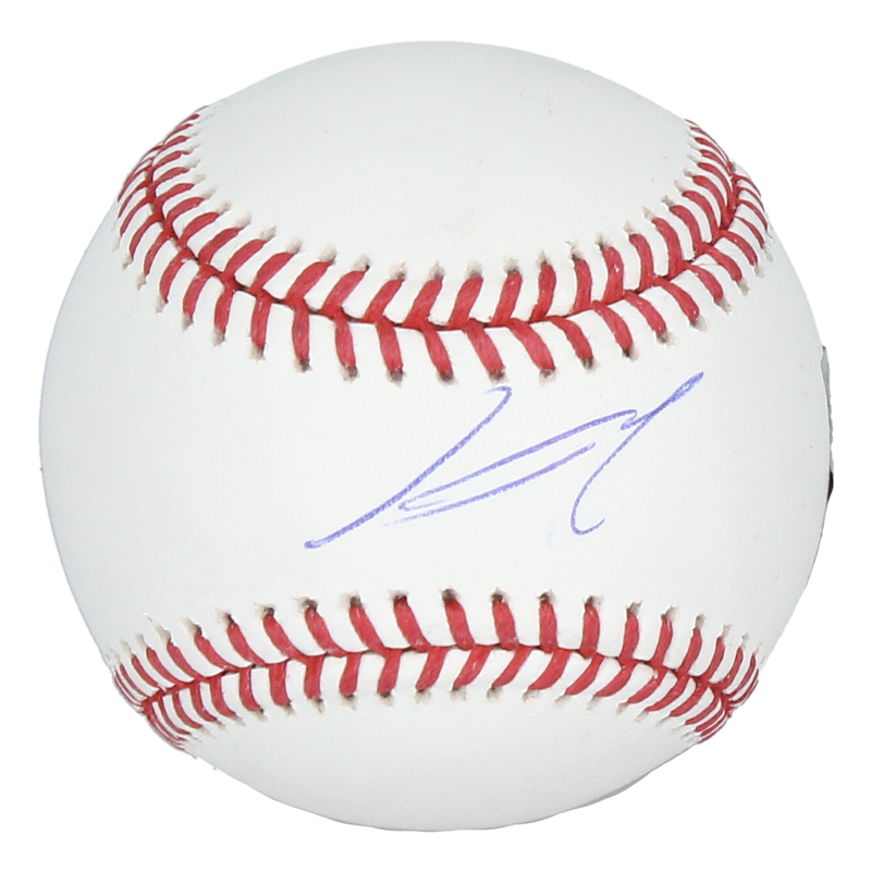 Junior Caminero Autographed Tampa Bay Rays Official MLB Baseball Fanatics