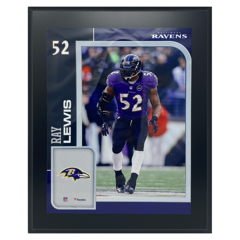 Ray Lewis Baltimore Ravens 10.5" x 13" Sublimated Player Plaque