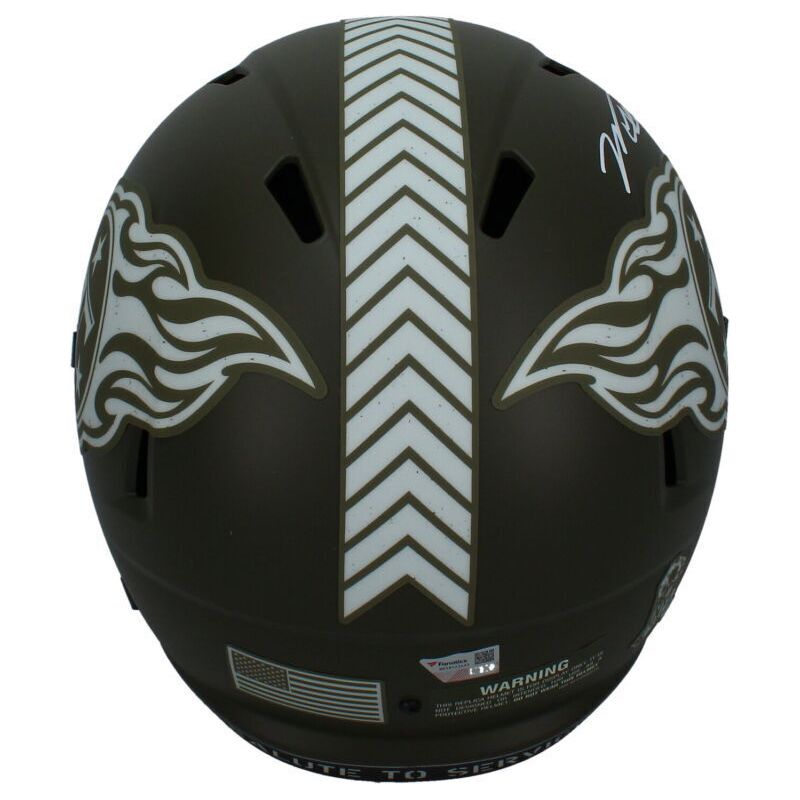 Will Levis Autographed Titans Speed Salute To Service Full Size Helmet Fanatics