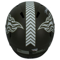 Will Levis Autographed Titans Speed Salute To Service Full Size Helmet Fanatics