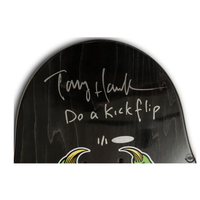 Tony Hawk Autographed/Insc Birdhouse Gargoyle Skateboard Deck 9.75 UDA LE 1