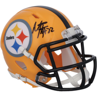 Najee Harris Autographed Steelers 75th Anniversary Mini Speed Helmet Fanatics