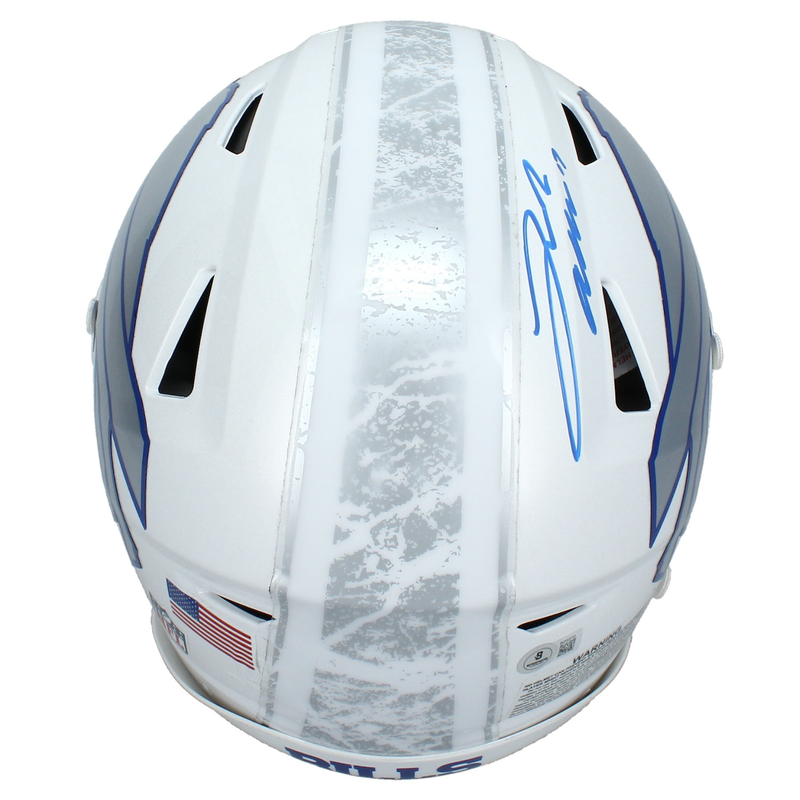 Josh Allen Autographed Buffalo Bills Rivalries SpeedFlex Helmet w/ Visor Beckett