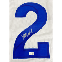 Kyren Williams of the Los Angeles Rams Autographed Custom White Jersey Beckett