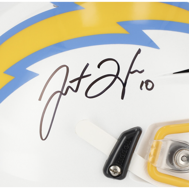Justin Herbert Autographed Chargers Authentic SpeedFlex Helmet Fanatics