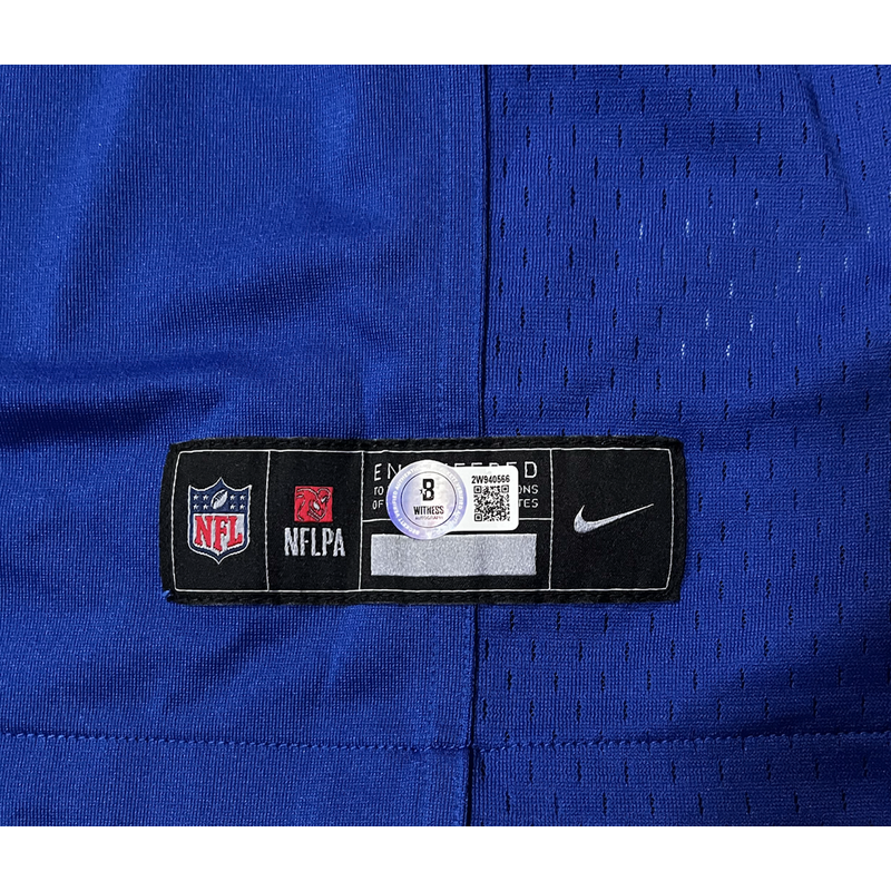 James Cook Autographed Buffalo Bills Nike Blue Game Jersey Beckett