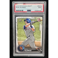 2016 Bowman Draft #BD92 PETE ALONSO New York Mets ROOKIE PSA 9