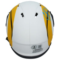 Eric Dickerson Autographed "HOF 99" Rams Mini Lunar Speed Helmet Beckett