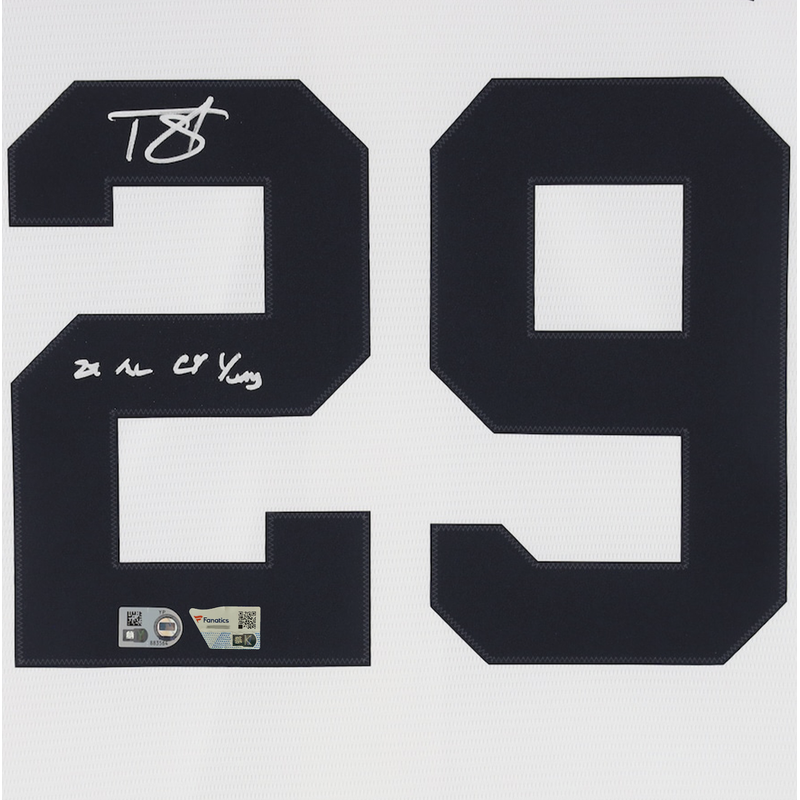 Tarik Skubal Autographed Detroit Tigers "24 Cy Young" Nike White Jersey Fanatics