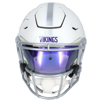 Justin Jefferson Autographed Vikings 2024 Alt. Speedflex Helmet W/ Visor Beckett