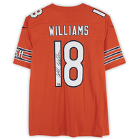 Caleb Williams Autographed Chicago Bears Nike Limited Orange Jersey Fanatics
