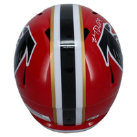 Michael Penix Jr. Autographed Falcons Throwback Full Size Speed Helmet Beckett