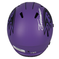 Zay Flowers Autographed Baltimore Ravens 'RAVE' Full Size Speed Helmet Beckett