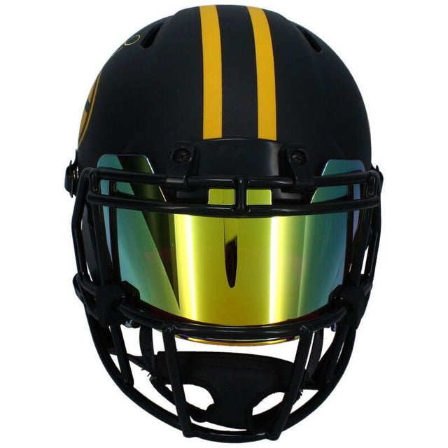 Brett Favre Autographed Packers Custom FSM Painted Alt. Speed Helmet Beckett