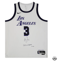Anthony Davis Autographed 22-23 Los Angeles Lakers Ins. City of Angels Auth. Nike Jersey UDA