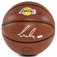 Luka Doncic Autographed Los Angeles Lakers Logo Team Alliance Basketball Panini