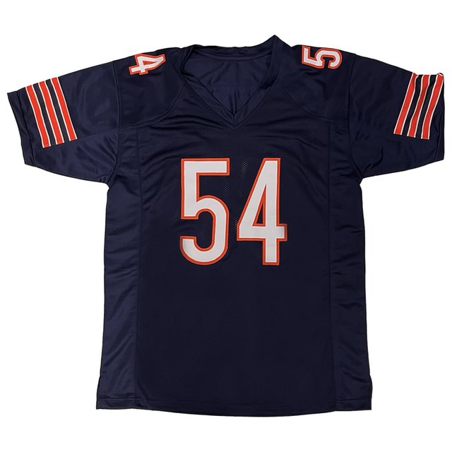 Brian Urlacher of the Bears Autographed "HOF 18" Custom #54 Jersey Beckett