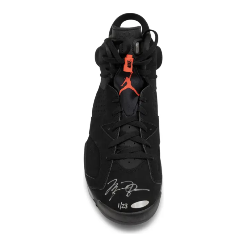 Michael Jordan Autographed Nike Air Jordan 6 'Infrared' 2019 Shoes UDA LE 23