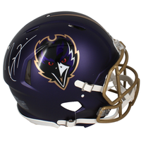 Ray Lewis Autographed Ravens 2024 Alternate Authentic Speed Helmet Beckett