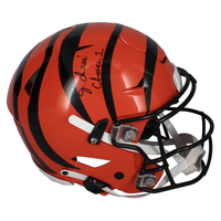 Ja'Marr Chase Autographed "Chosen 1" Authentic Bengals Speedflex Helmet Beckett