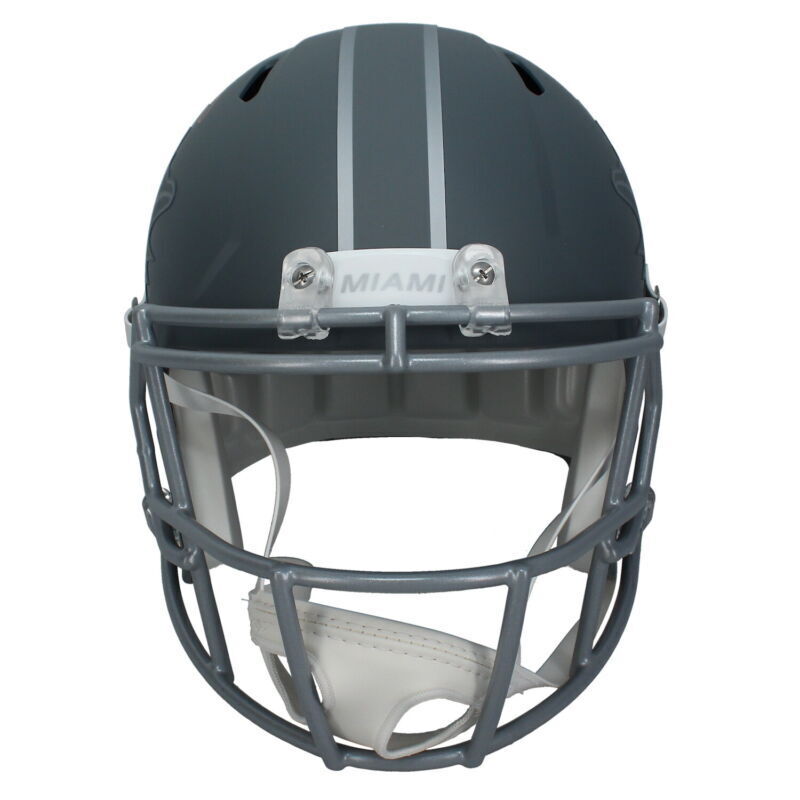 Tyreek Hill Autographed Miami Dolphins Slate Full Size Speed Helmet Beckett